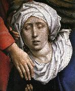 WEYDEN, Rogier van der Deposition (detail) painting